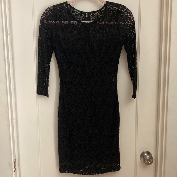 bebe Dresses & Skirts - Size small Bebe black cocktail dress. Just above the knee length